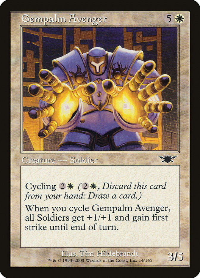 Gempalm Avenger [Legions] MTG Single Magic: The Gathering    | Red Claw Gaming