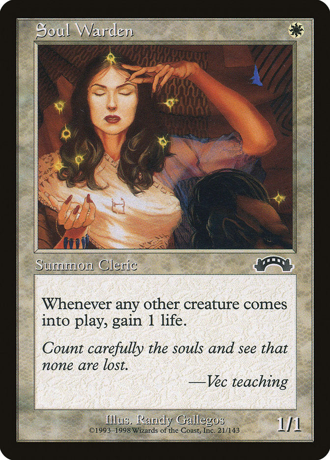 Soul Warden [Exodus] MTG Single Magic: The Gathering    | Red Claw Gaming