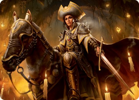 Seasoned Cathar Art Card [Innistrad: Midnight Hunt Art Series] MTG Single Magic: The Gathering    | Red Claw Gaming