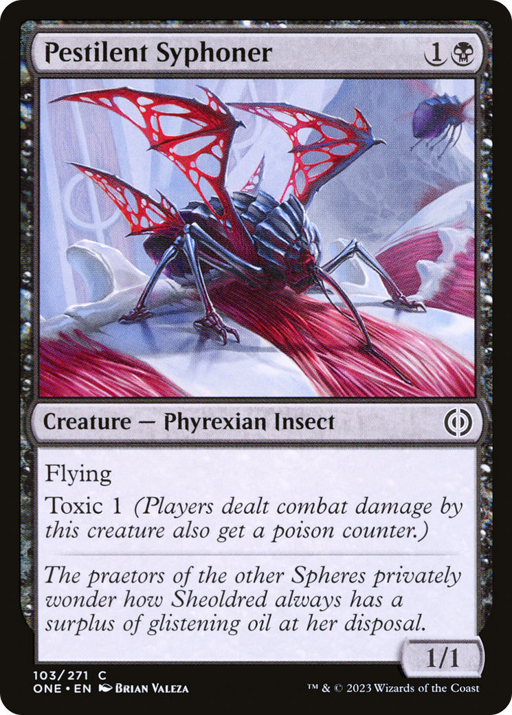 Pestilent Syphoner [Phyrexia: All Will Be One] MTG Single Magic: The Gathering    | Red Claw Gaming