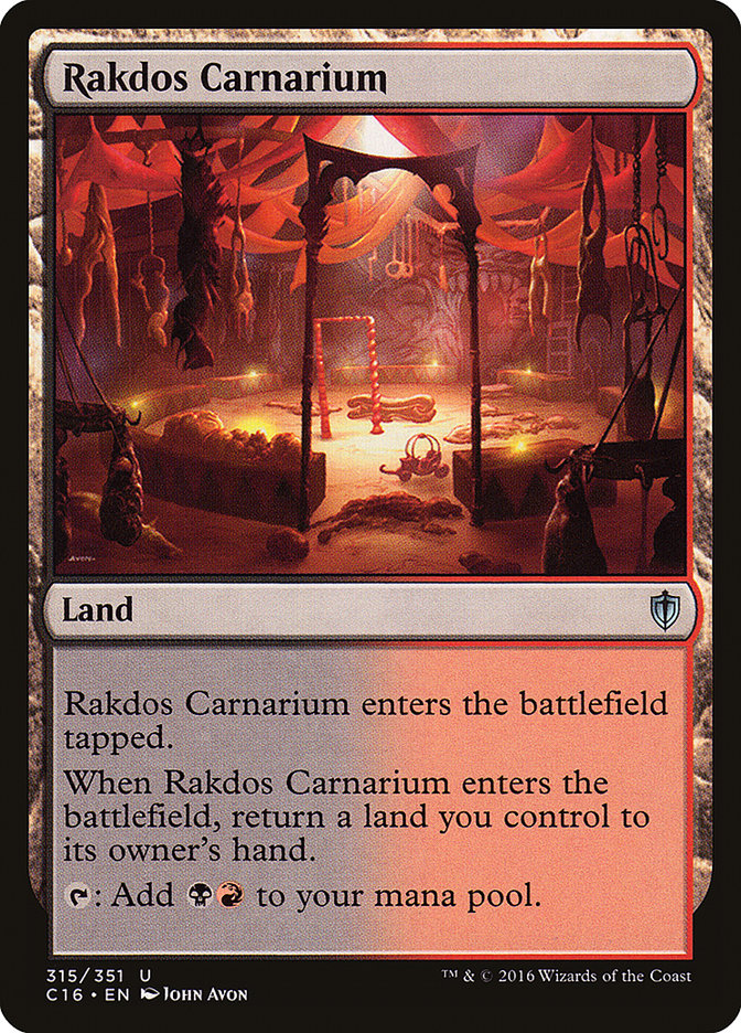 Rakdos Carnarium [Commander 2016] MTG Single Magic: The Gathering    | Red Claw Gaming
