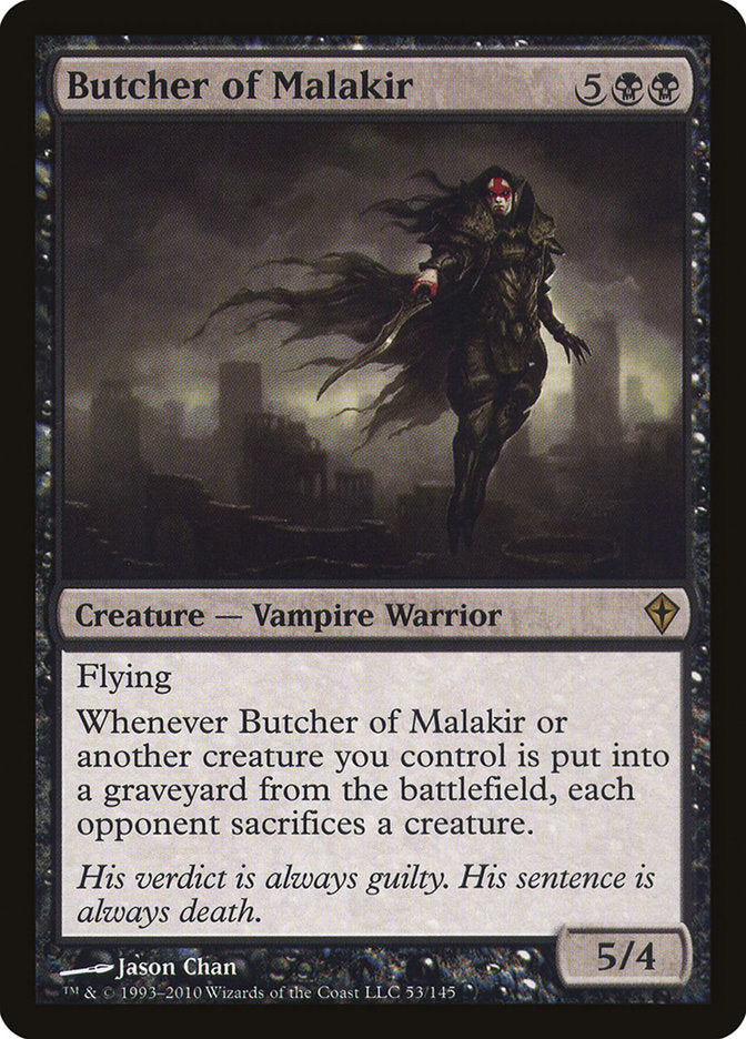 Butcher of Malakir [Worldwake] MTG Single Magic: The Gathering    | Red Claw Gaming