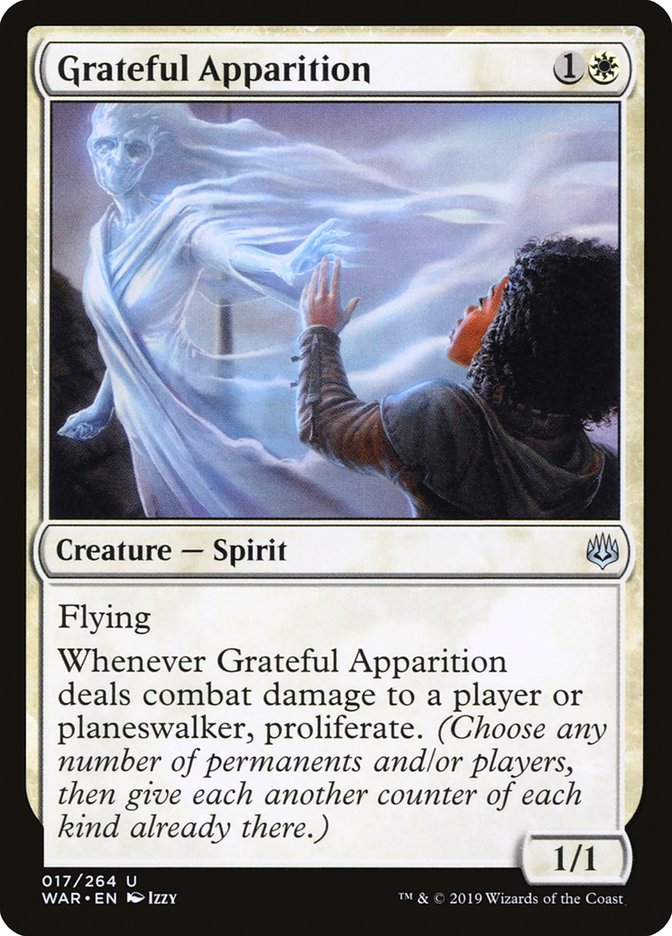 Grateful Apparition [War of the Spark] MTG Single Magic: The Gathering    | Red Claw Gaming