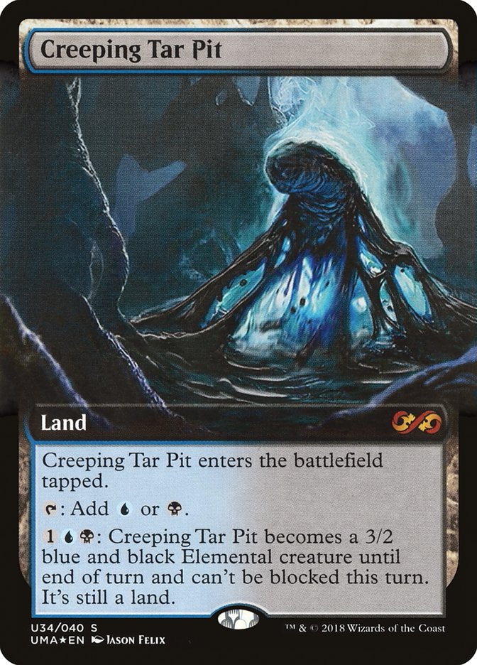 Creeping Tar Pit (Topper) [Ultimate Masters Box Topper] MTG Single Magic: The Gathering    | Red Claw Gaming