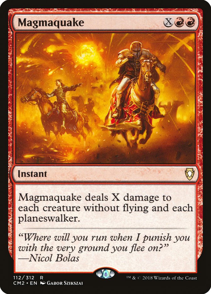 Magmaquake [Commander Anthology Volume II] MTG Single Magic: The Gathering    | Red Claw Gaming