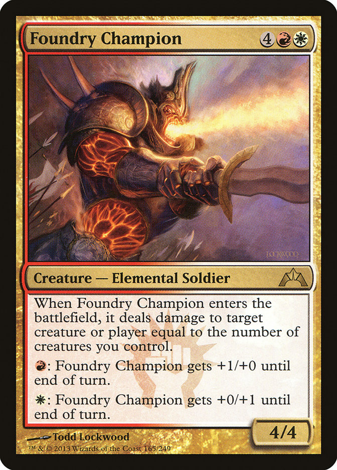 Foundry Champion [Gatecrash] MTG Single Magic: The Gathering    | Red Claw Gaming