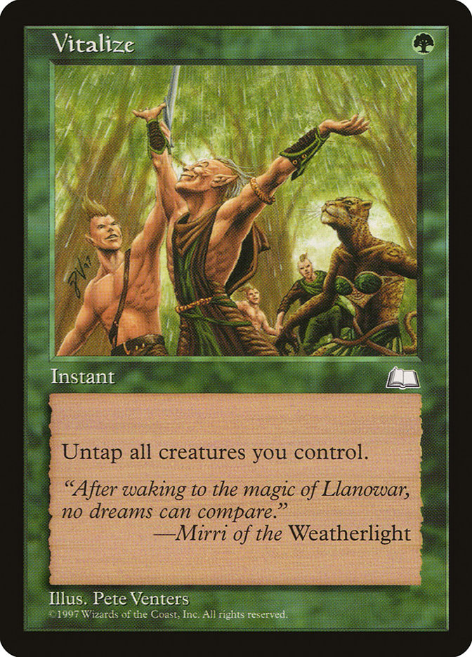 Vitalize [Weatherlight] MTG Single Magic: The Gathering    | Red Claw Gaming