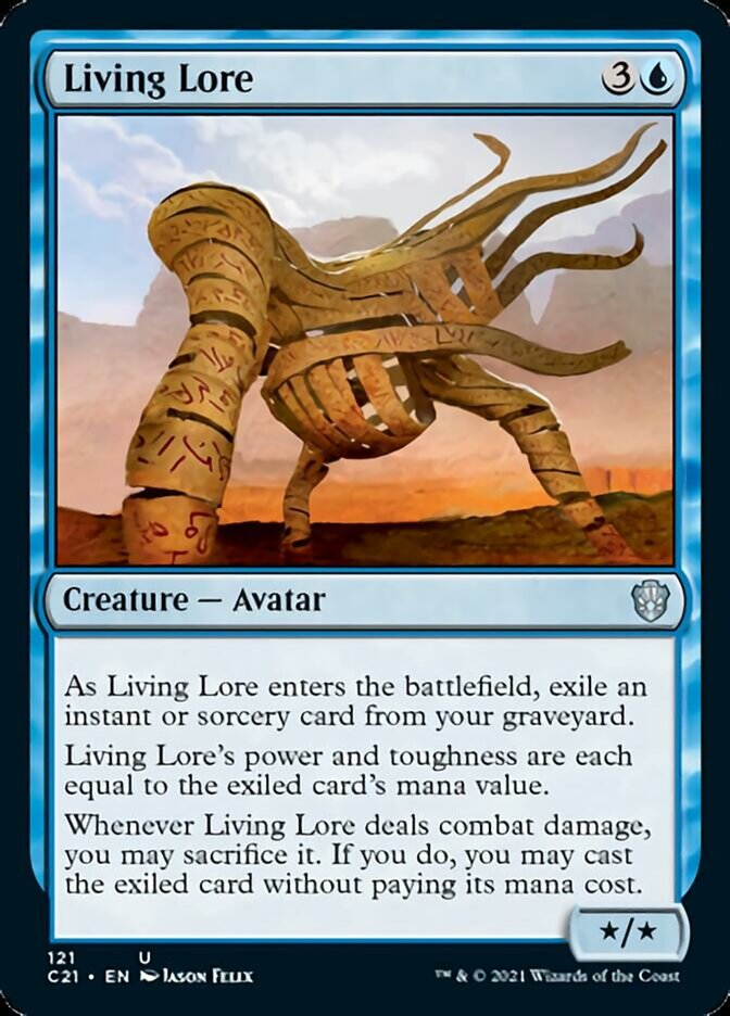 Living Lore [Commander 2021] MTG Single Magic: The Gathering    | Red Claw Gaming