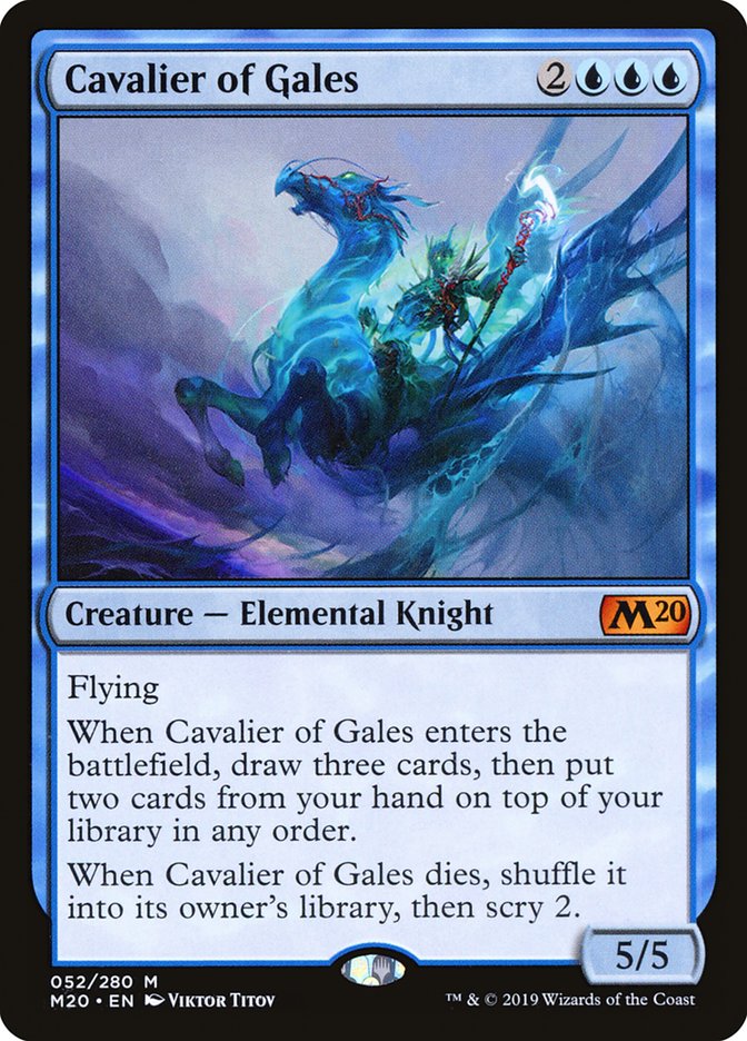 Cavalier of Gales [Core Set 2020] MTG Single Magic: The Gathering    | Red Claw Gaming