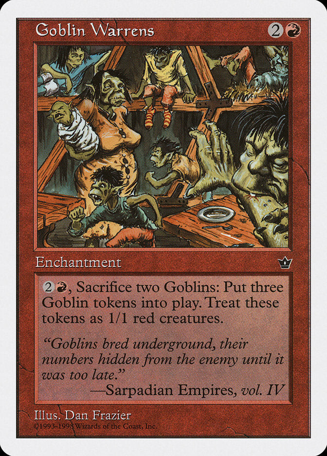 Goblin Warrens [Anthologies] MTG Single Magic: The Gathering    | Red Claw Gaming