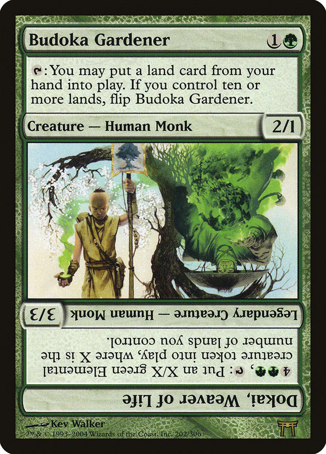 Budoka Gardener // Dokai, Weaver of Life [Champions of Kamigawa] MTG Single Magic: The Gathering    | Red Claw Gaming