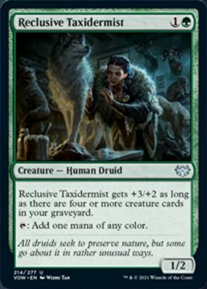 Reclusive Taxidermist [Innistrad: Crimson Vow] MTG Single Magic: The Gathering    | Red Claw Gaming