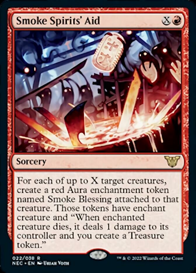 Smoke Spirits' Aid [Kamigawa: Neon Dynasty Commander] MTG Single Magic: The Gathering    | Red Claw Gaming