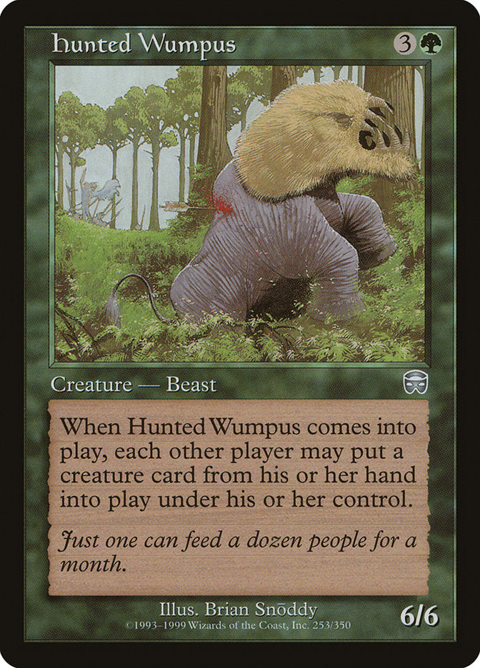 Hunted Wumpus [Mercadian Masques] MTG Single Magic: The Gathering    | Red Claw Gaming