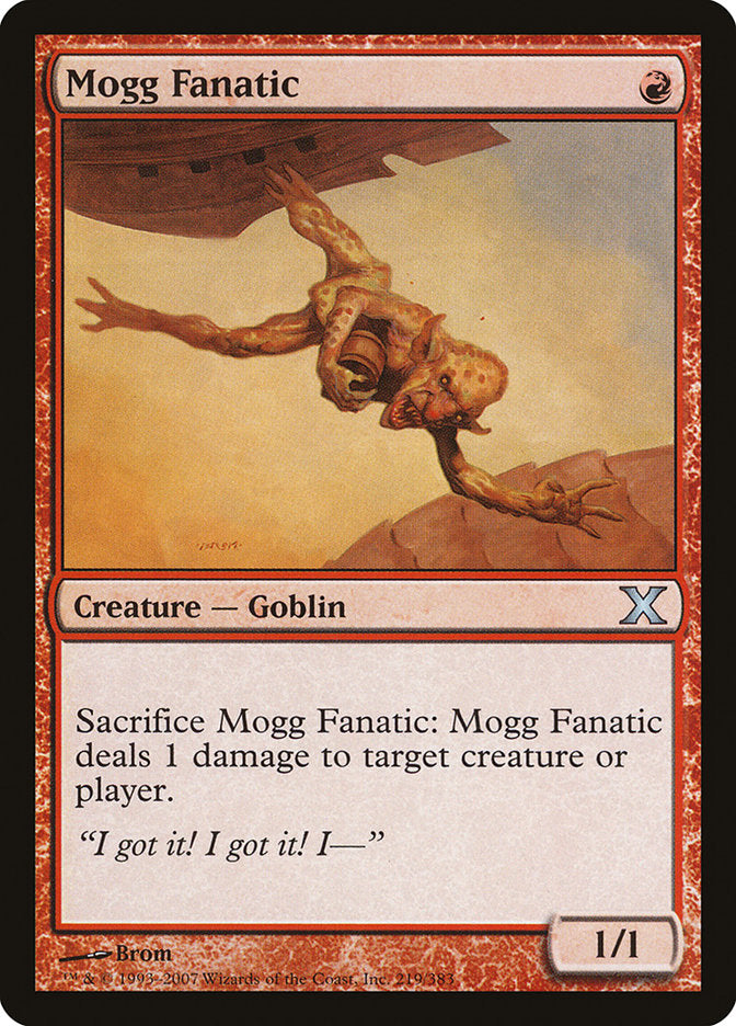 Mogg Fanatic [Tenth Edition] MTG Single Magic: The Gathering    | Red Claw Gaming