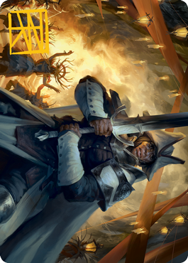 Ritual Guardian Art Card (Gold-Stamped Signature) [Innistrad: Midnight Hunt Art Series] MTG Single Magic: The Gathering    | Red Claw Gaming