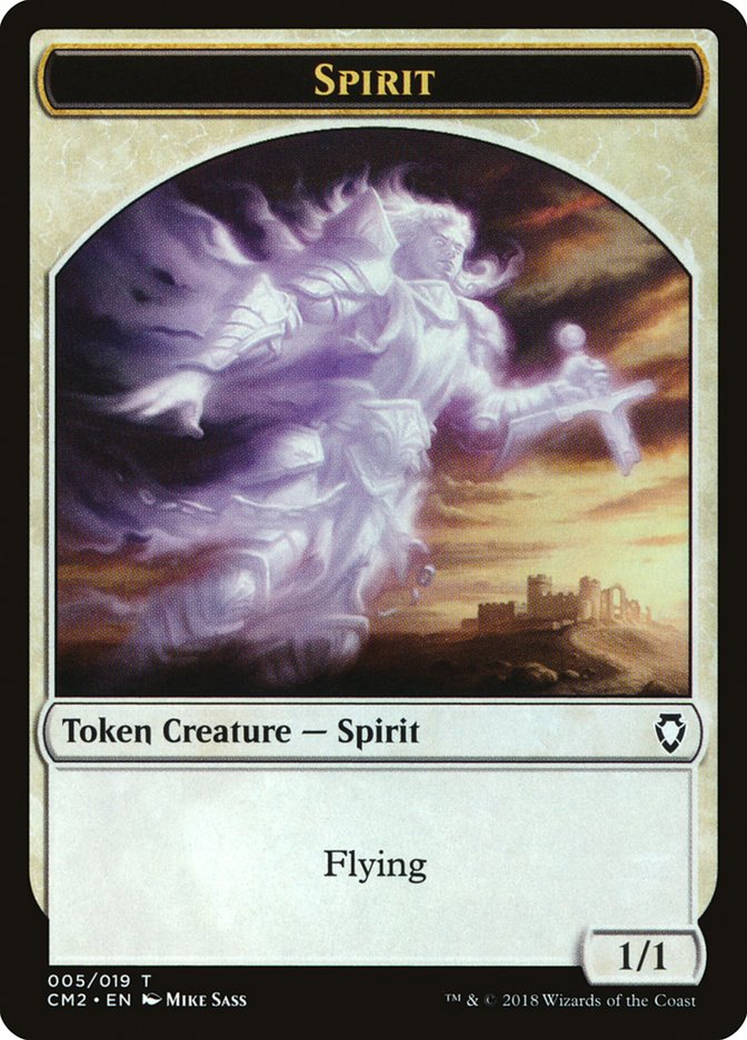 Spirit Token [Commander Anthology Volume II Tokens] MTG Single Magic: The Gathering    | Red Claw Gaming