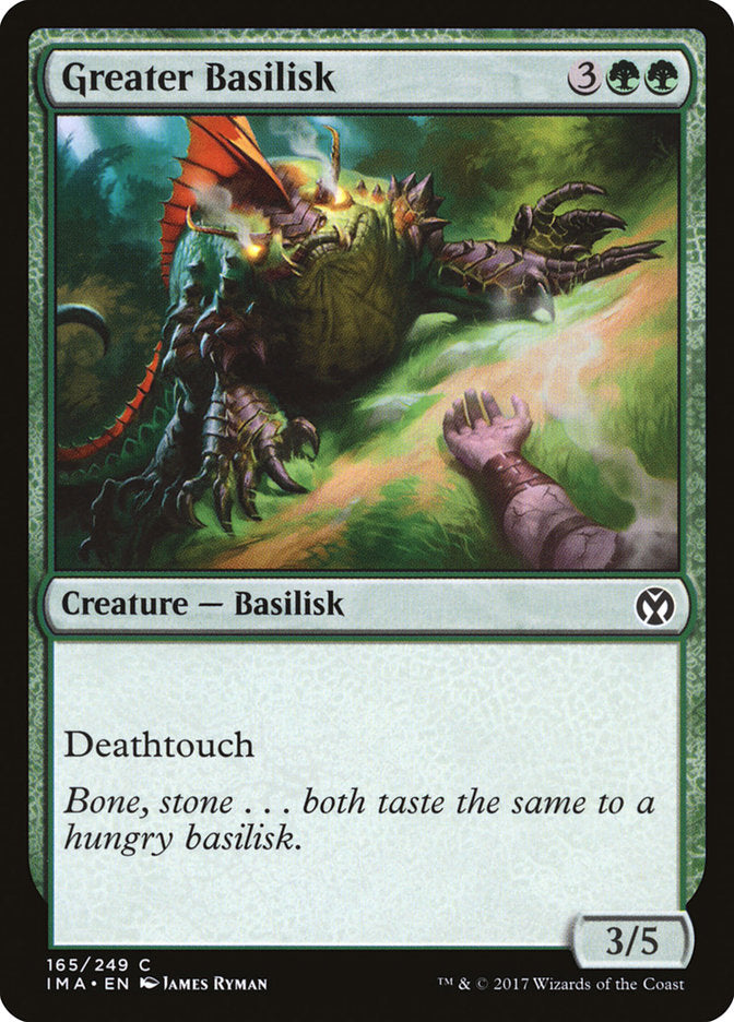 Greater Basilisk [Iconic Masters] MTG Single Magic: The Gathering    | Red Claw Gaming