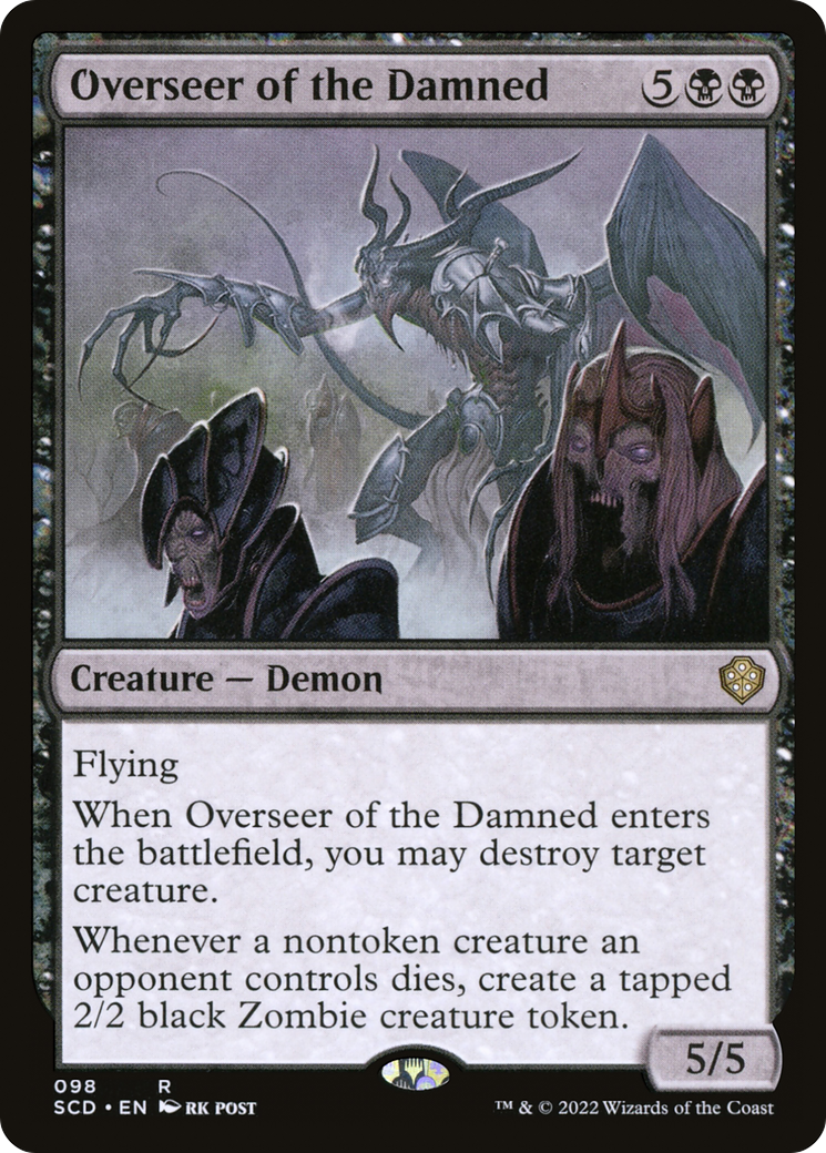 Overseer of the Damned [Starter Commander Decks] MTG Single Magic: The Gathering    | Red Claw Gaming