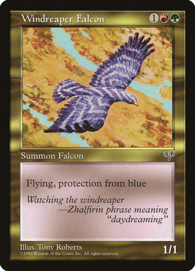 Windreaper Falcon [Mirage] MTG Single Magic: The Gathering    | Red Claw Gaming