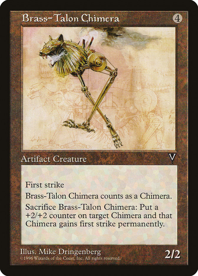 Brass-Talon Chimera [Visions] MTG Single Magic: The Gathering    | Red Claw Gaming