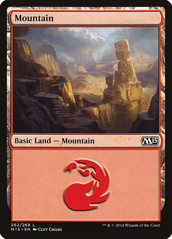 Mountain (262) [Magic 2015] MTG Single Magic: The Gathering    | Red Claw Gaming