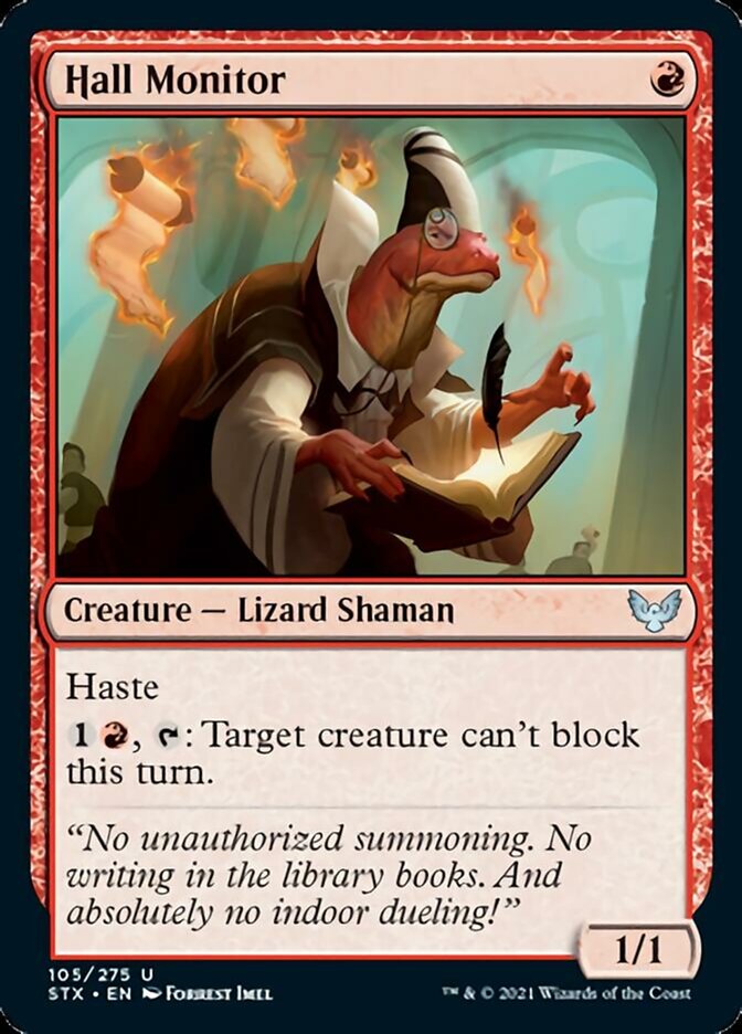 Hall Monitor [Strixhaven: School of Mages] MTG Single Magic: The Gathering    | Red Claw Gaming