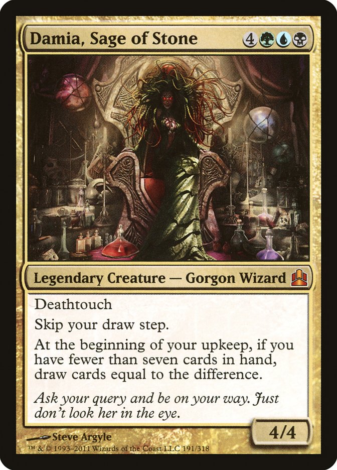 Damia, Sage of Stone [Commander 2011] MTG Single Magic: The Gathering    | Red Claw Gaming