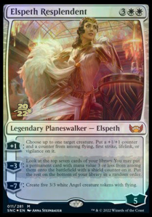 Elspeth Resplendent [Streets of New Capenna Prerelease Promos] MTG Single Magic: The Gathering    | Red Claw Gaming