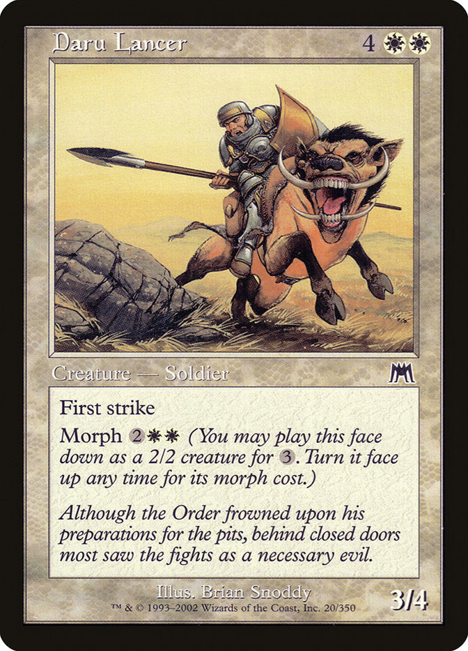 Daru Lancer [Onslaught] MTG Single Magic: The Gathering    | Red Claw Gaming