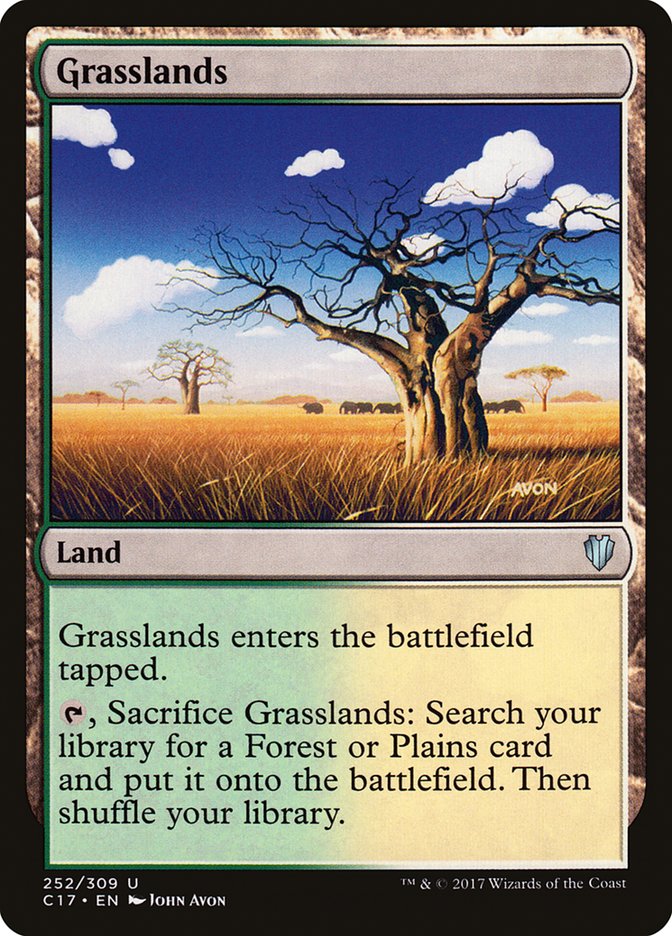 Grasslands [Commander 2017] MTG Single Magic: The Gathering    | Red Claw Gaming