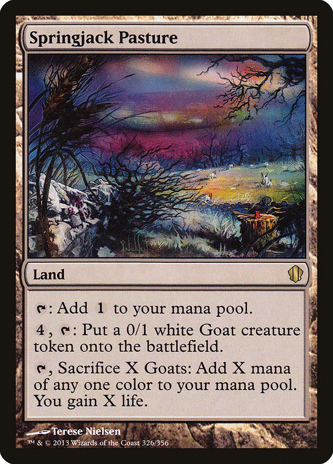 Springjack Pasture [Commander 2013] MTG Single Magic: The Gathering    | Red Claw Gaming