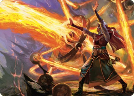 Ghitu Amplifier Art Card [Dominaria United Art Series] MTG Single Magic: The Gathering    | Red Claw Gaming