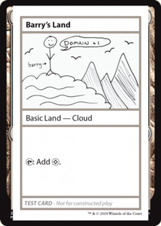 Barry's Land (2021 Edition) [Mystery Booster Playtest Cards] MTG Single Magic: The Gathering    | Red Claw Gaming