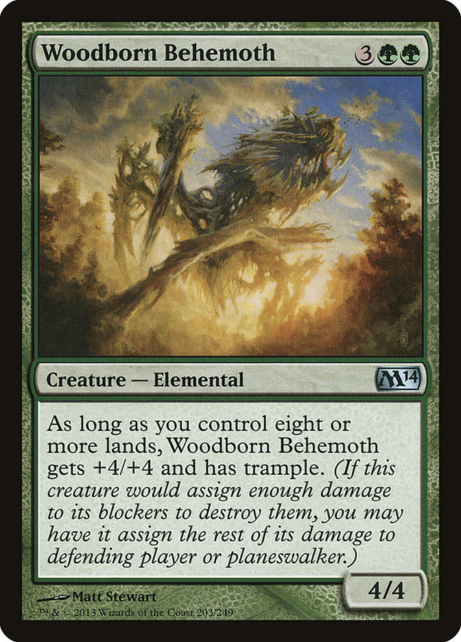 Woodborn Behemoth [Magic 2014] MTG Single Magic: The Gathering    | Red Claw Gaming