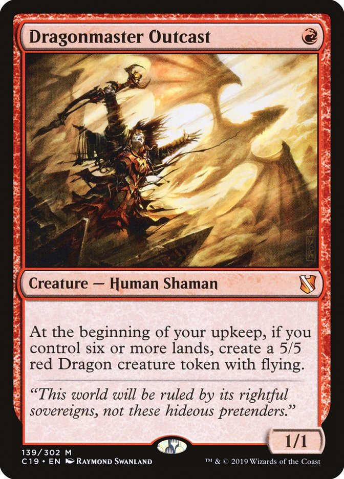 Dragonmaster Outcast [Commander 2019] MTG Single Magic: The Gathering    | Red Claw Gaming