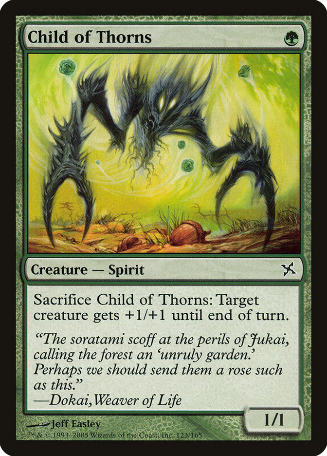 Child of Thorns [Betrayers of Kamigawa] MTG Single Magic: The Gathering    | Red Claw Gaming
