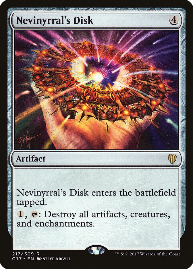 Nevinyrral's Disk [Commander 2017] MTG Single Magic: The Gathering    | Red Claw Gaming