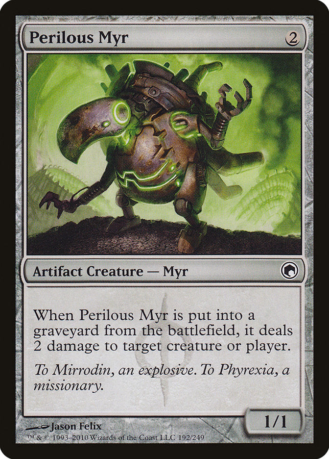Perilous Myr [Scars of Mirrodin] MTG Single Magic: The Gathering    | Red Claw Gaming
