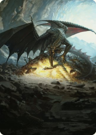 Ancient Copper Dragon Art Card (04) [Commander Legends: Battle for Baldur's Gate Art Series] MTG Single Magic: The Gathering    | Red Claw Gaming
