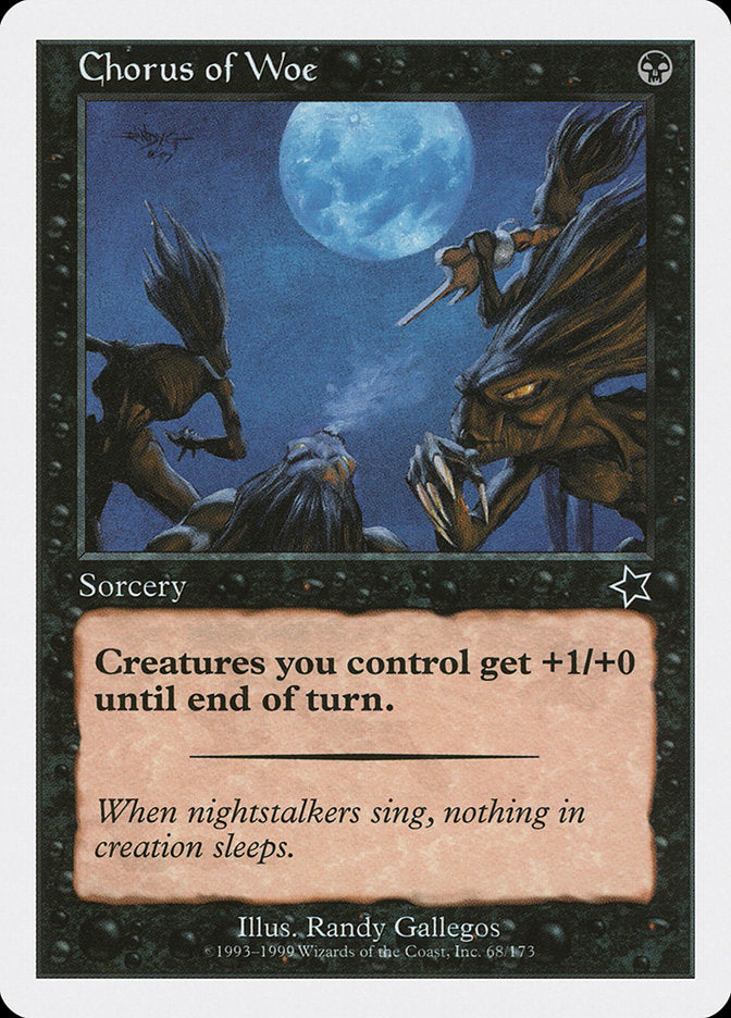 Chorus of Woe [Starter 1999] MTG Single Magic: The Gathering    | Red Claw Gaming