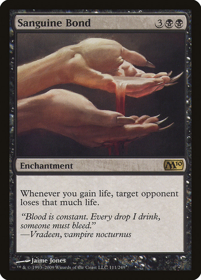 Sanguine Bond [Magic 2010] MTG Single Magic: The Gathering    | Red Claw Gaming