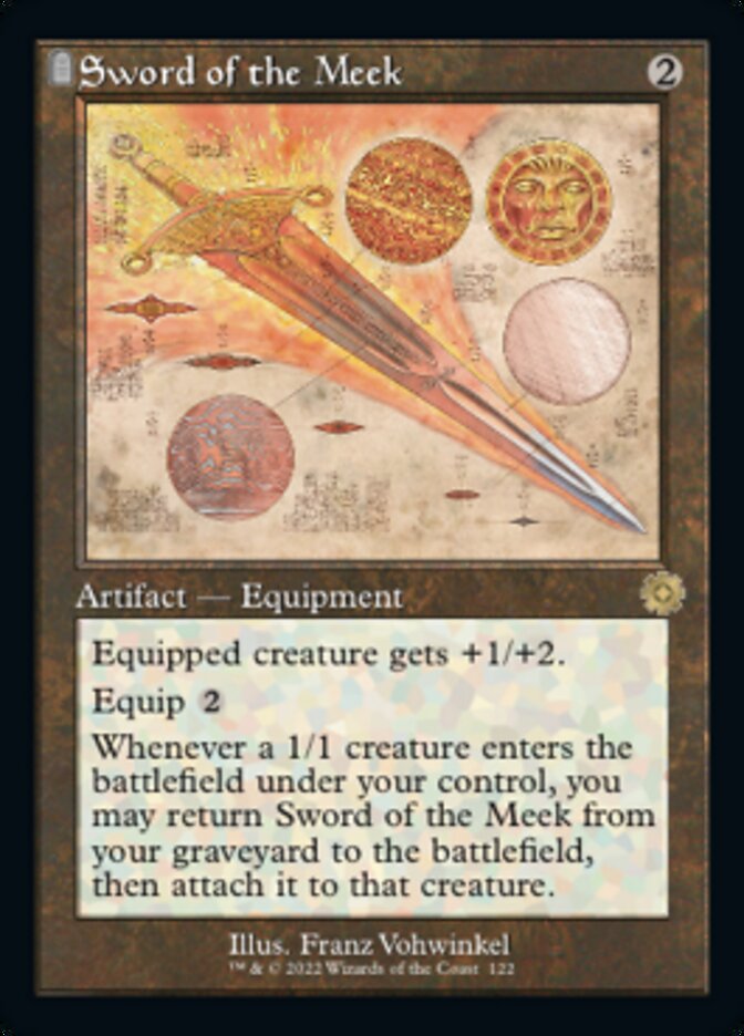 Sword of the Meek (Retro Schematic) [The Brothers' War Retro Artifacts] MTG Single Magic: The Gathering    | Red Claw Gaming