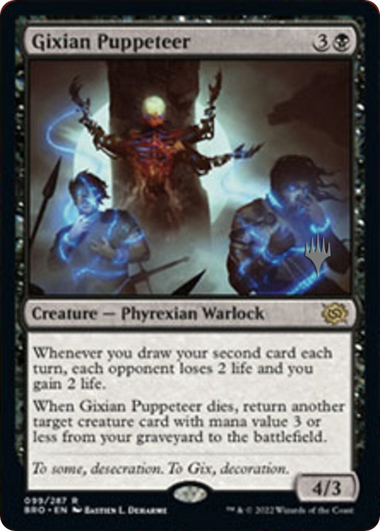 Gixian Puppeteer (Promo Pack) [The Brothers' War Promos] MTG Single Magic: The Gathering    | Red Claw Gaming