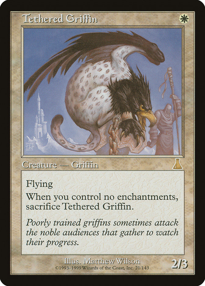 Tethered Griffin [Urza's Destiny] MTG Single Magic: The Gathering    | Red Claw Gaming