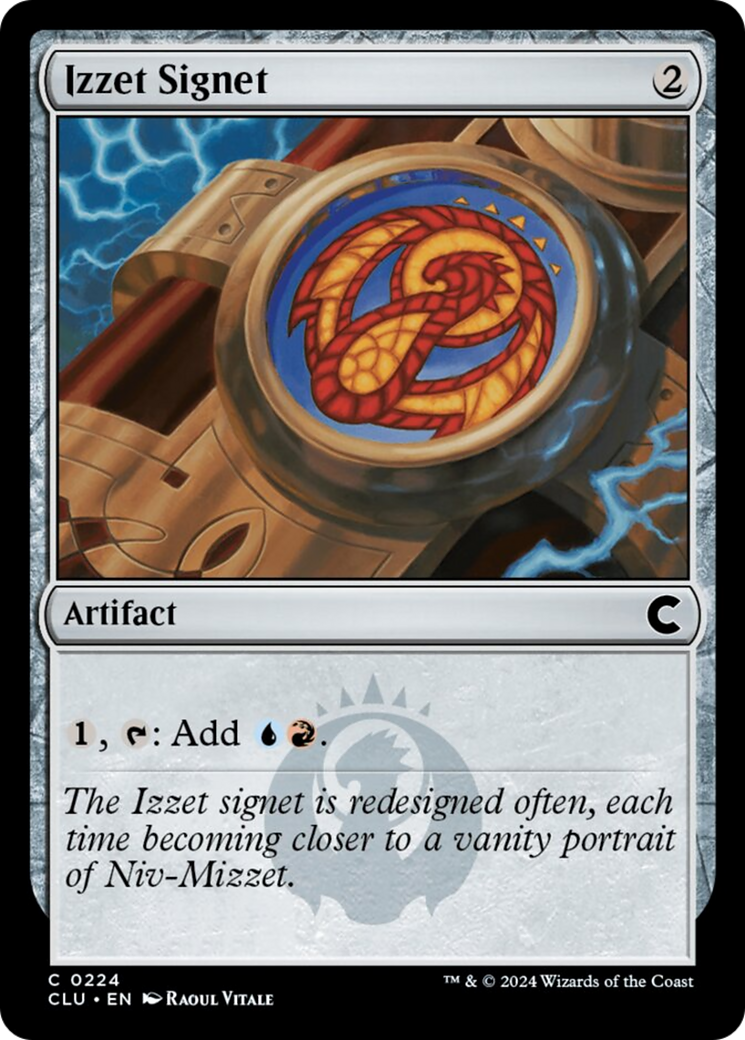 Izzet Signet [Ravnica: Clue Edition] MTG Single Magic: The Gathering    | Red Claw Gaming
