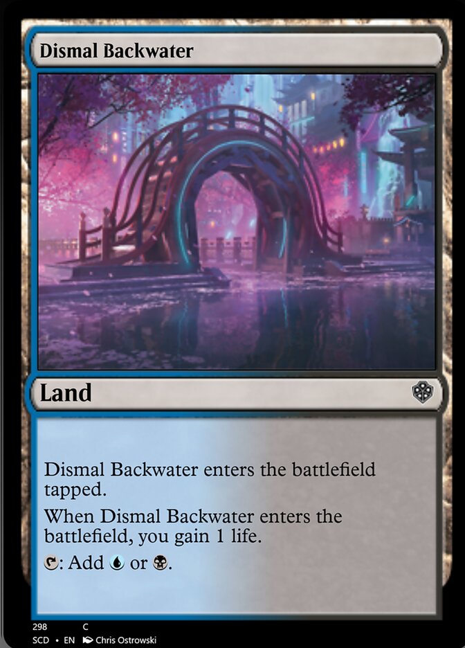 Dismal Backwater [Starter Commander Decks] MTG Single Magic: The Gathering    | Red Claw Gaming