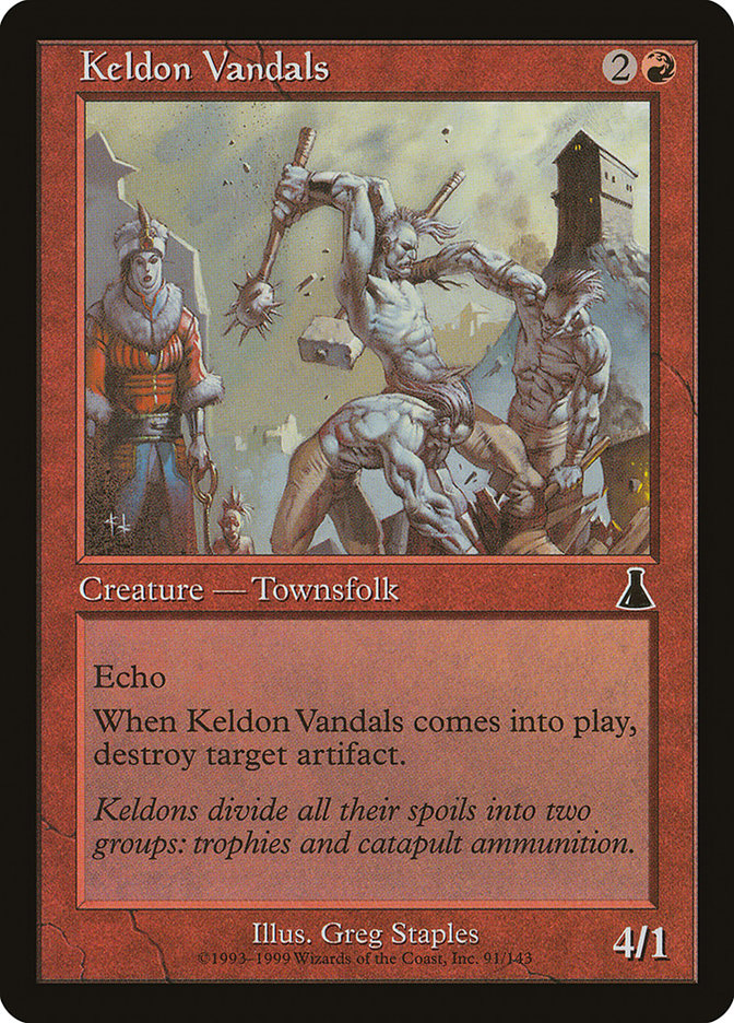 Keldon Vandals [Urza's Destiny] MTG Single Magic: The Gathering    | Red Claw Gaming