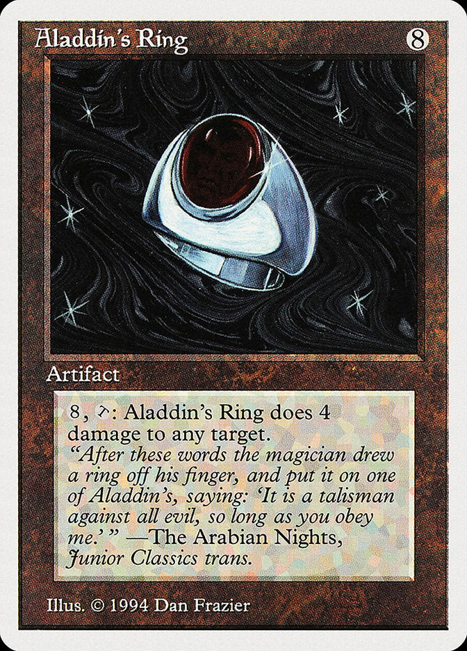 Aladdin's Ring [Summer Magic / Edgar] MTG Single Magic: The Gathering    | Red Claw Gaming