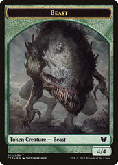 Beast // Snake (017) Double-Sided Token [Commander 2015 Tokens] MTG Single Magic: The Gathering    | Red Claw Gaming